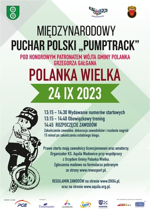 Regulamin - Polanka Wielka Puchar Polski Pumptrack