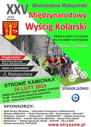 XXV Ogólnopolski Kolarski Wyścig Przełajowy o Puchar Wójta Gminy Stryszów